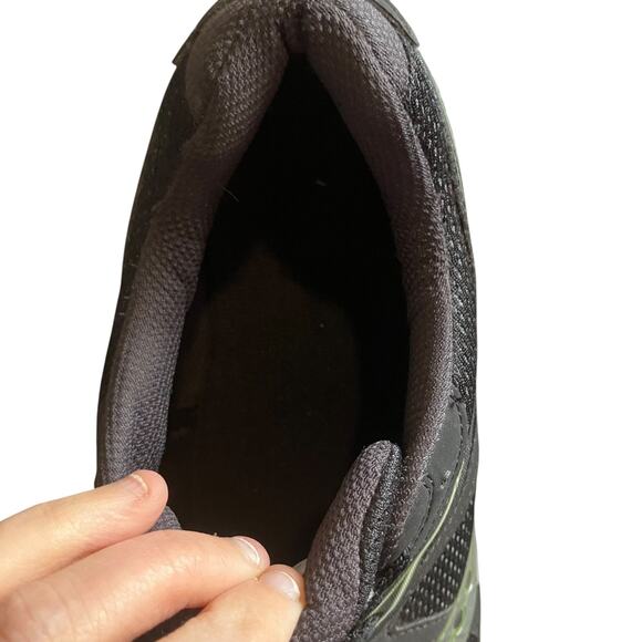 Saucony Cohesion 11 Black Lime Men Size 11.5 Road/Running Sneaker Excellent Used - Picture 2 of 9